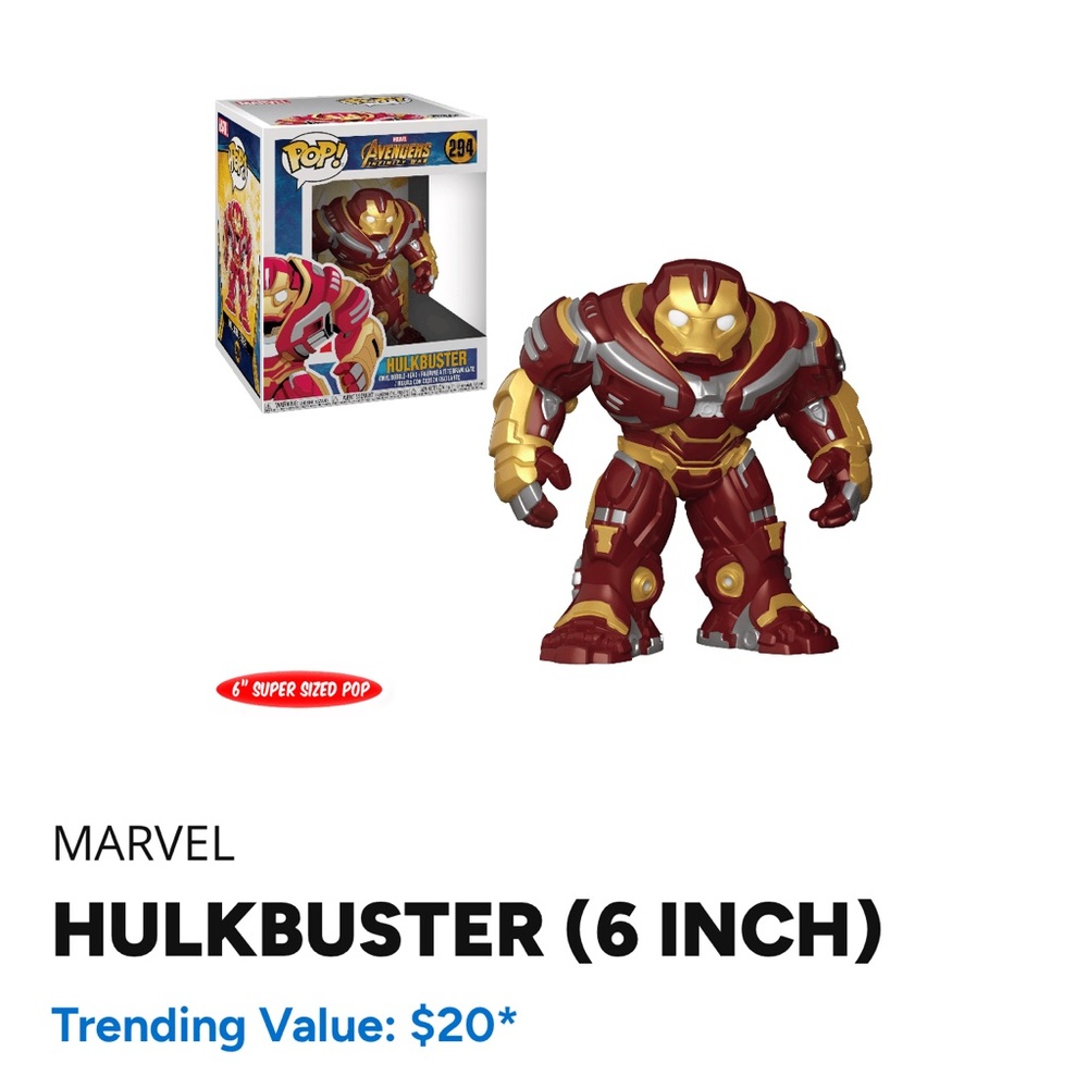 Hulkbuster (6 inch) Funko Pop